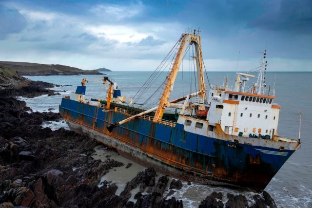 Ghost ship Ireland