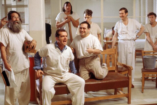 Cast of One Flew Over the Cuckoo’s Nest in the hospital