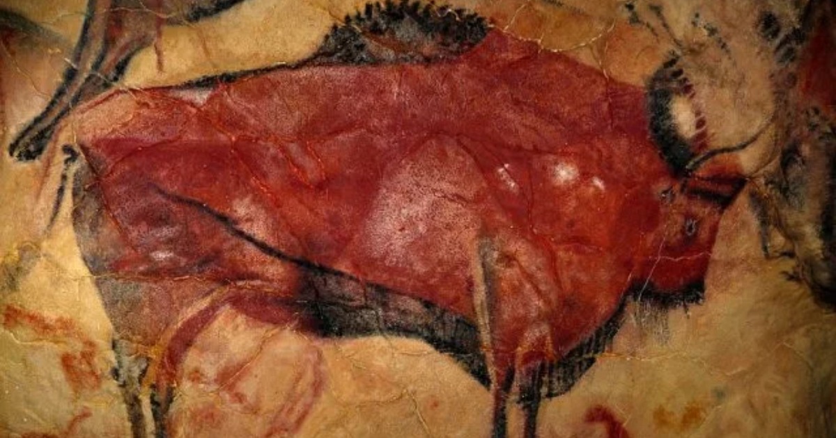 Cave art of a bison - not from the cave of this article. Getty Images