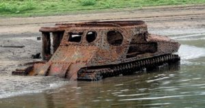 abandoned tank