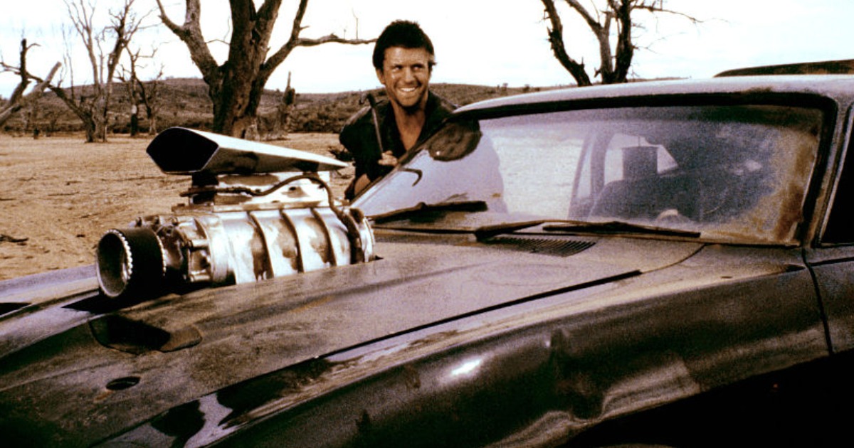 Mel Gibson on the set of Mad Max 2: The Road Warrior written and directed by George Miller. (Photo by Sunset Boulevard/Corbis via Getty Images)