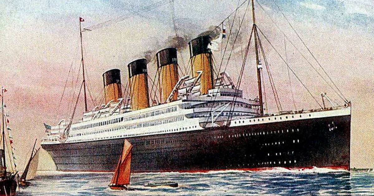 Postcard of the Britannic. Published on ibiblio.org by Frederic Logghe CC by 3.0