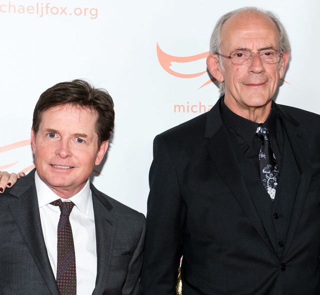 Christopher Lloyd and Michael J. Fox