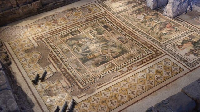 ancient floor mosaic