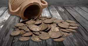 workers floorboards coins