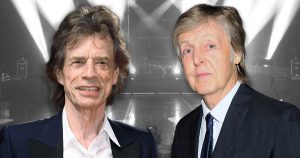 Mick Jagger Paul McCartney