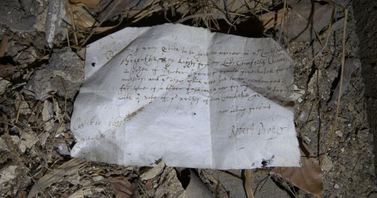 The 17th century shopping list (Image courtesy of the National Trust)