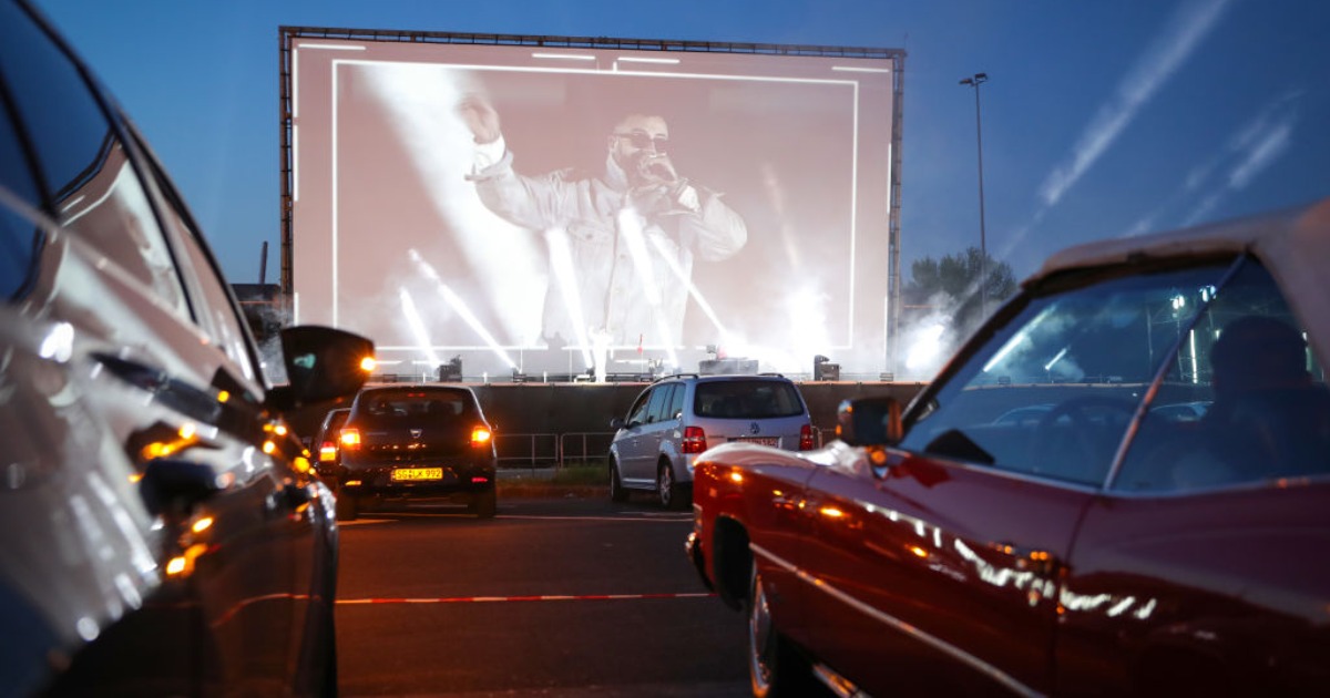 Drive-in movie. (Photo by Andreas Rentz/Getty Images)