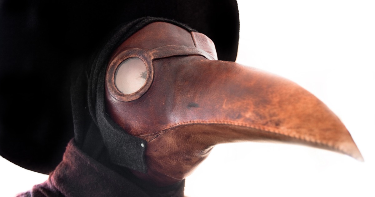 Bubonic plague mask