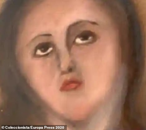 Virgin Mary botched restoration