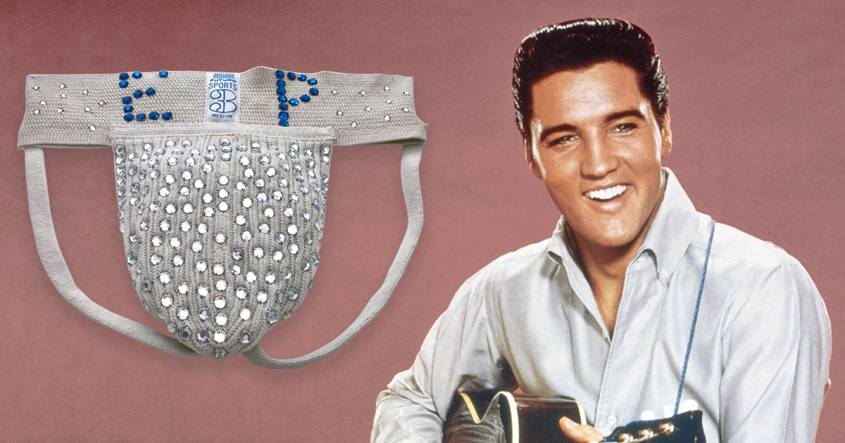 Elvis and his jockstrap. Getty Images