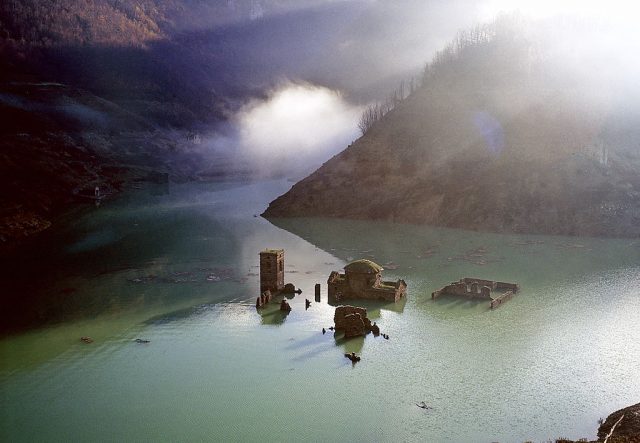 sunken Italian village