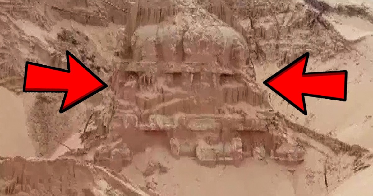 The 200-yr-old Hindu temple in India that was buried in sand for  80 years. (ANI)