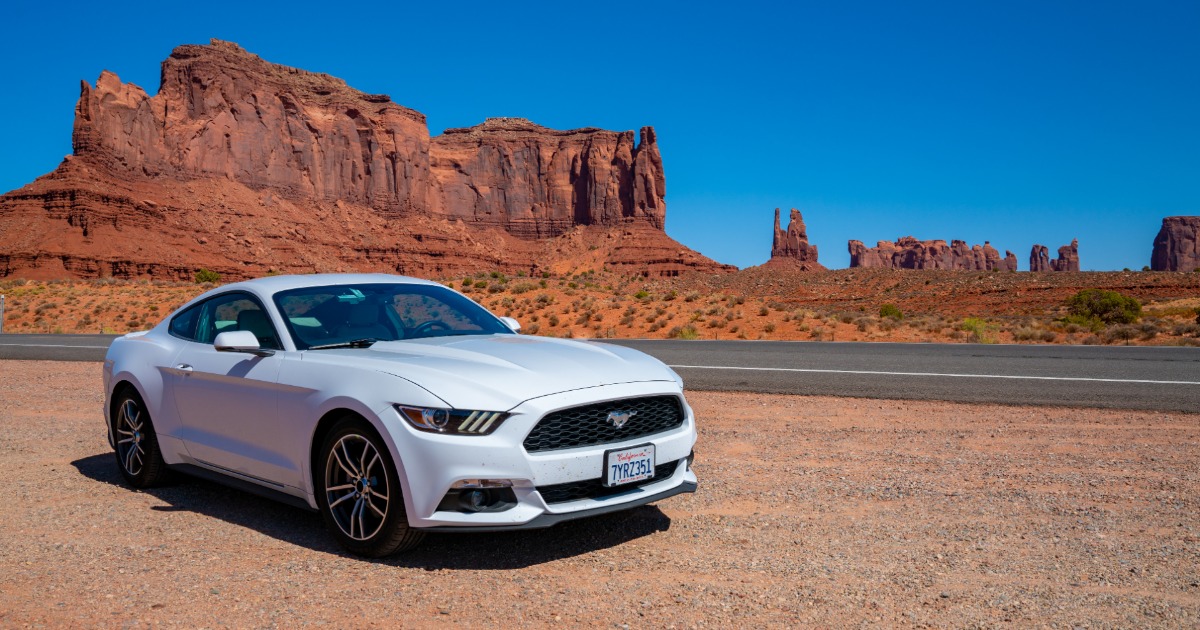 Mustang GT in the great American southwest