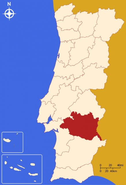 map of portugal