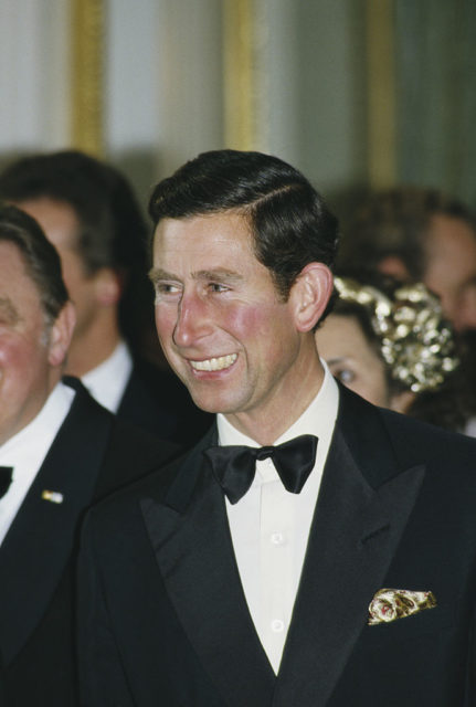 Prince Charles in a tuxedo