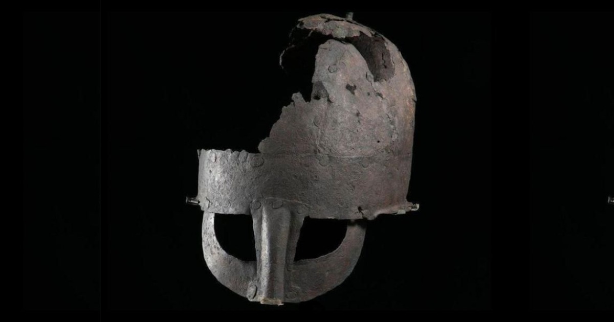 The Yarm Viking helmet (Chris Caple / Durham University)