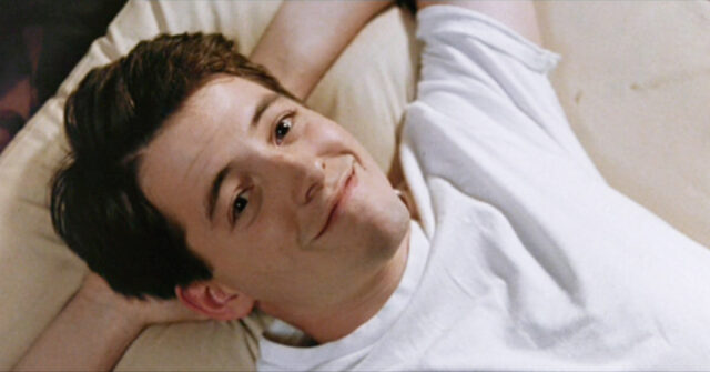 Matthew Broderick looking into the camera as Ferris Bueller