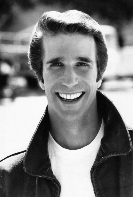  Henry Winkler: Fonzie was known for his Greaser look, motorcycle-riding, and thumbs-up gesture which accompanied his catchphrase, “Ayy.”