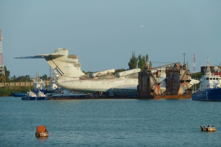 Ekranoplan: The Only Lun Ever Built, Lies Stranded in the Caspian Sea ...