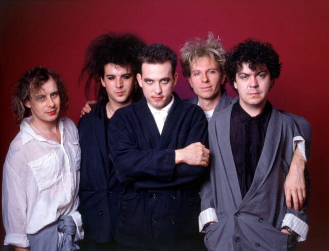 The Cure in a promotional photo dated 1986