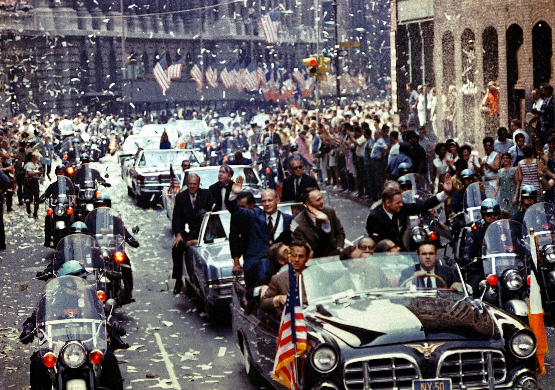 New York City in honor of the Apollo 11 astronauts, August 1969