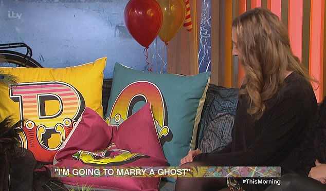 ‘Ghosts also have to socially distance, of course’, she said, ‘It affects us all. They’d get ill just as we would.’ Credit: This Morning