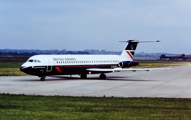 G-BJRT BAC1-11-500 British Airways Birmingham 15-07-1989. Rob Hodgkins – CC BY-SA 2.0