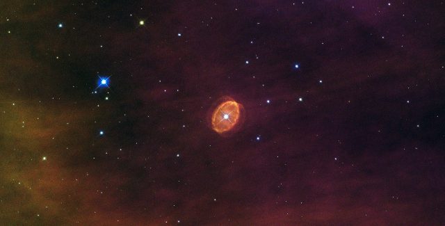 “A star set to explode”, the SBW1 nebula surrounds a massive blue supergiant in the Carina Nebula. ESA/Hubble – CC BY 4.0