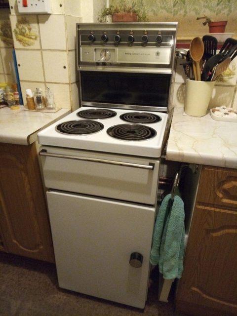  Vintage Appliances: Belling Compact Auto De Lux since she tied the knot with husband Peter. 38 years ago. Credit: Jill Castle