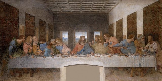 Depictions of the Last Supper in Christian art have been undertaken by artistic masters for centuries, Leonardo da Vinci’s late-1490s mural painting in Milan, Italy, being the best-known example.