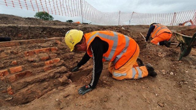 Archaeologists have been on the site for two years. Credit: HS2