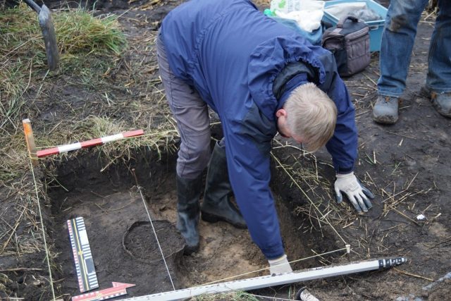 The medieval discovery was made by archaeologist Dr Adam Kędzierski Credit: Institute of Archaeology and Anthropology of the Polish Academy of Sciences / The First News