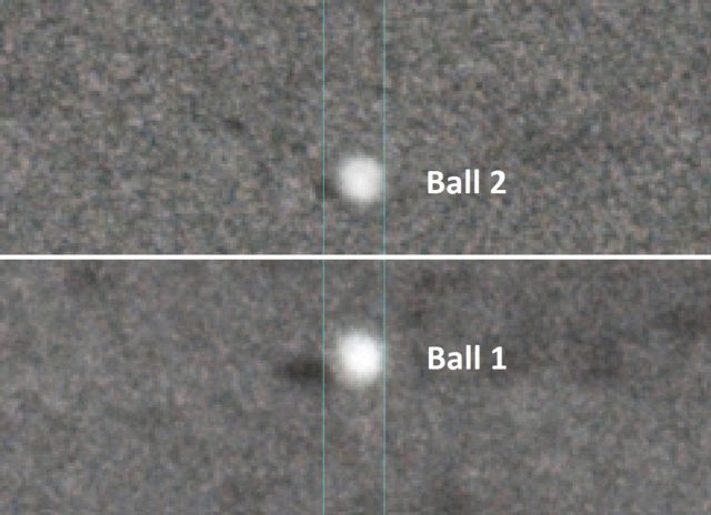 Shepard never told anyone which brand of golf ball he used for his historic moon shots.. Credit: NASA/JSC/ASU/Andy Saunders