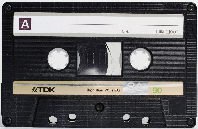 Cassette tape. Mikus – CC BY-SA 4.0