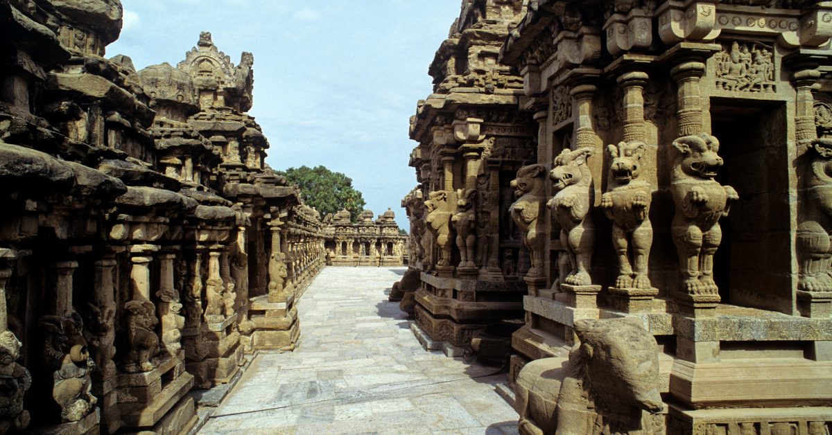 A view of Kailasa temple, built in the 8th century (Photo Credit: Soltan Frédéric/Sygma via Getty Images)