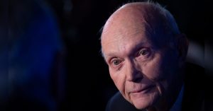 Michael Collins at the National Press Club in Washington, DC