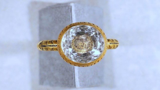 The ring, found on the Isle of Man, has not yet been valued. Image by Manx National Heritage Museum.