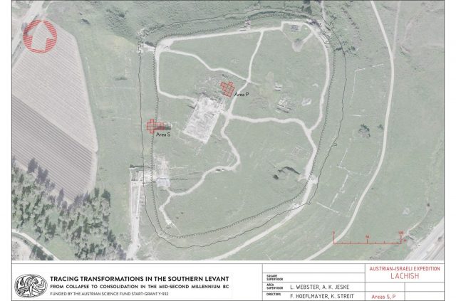 Map of Lachish. By A. Woitzuck, Austrian Academy of Sciences.