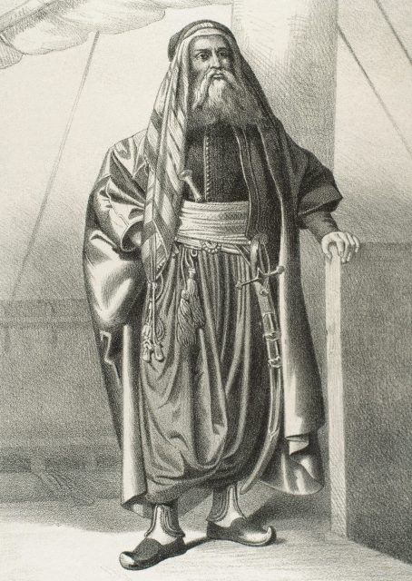 Drawing of Hayreddin Barbarossa 