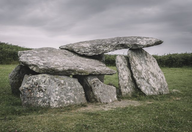 An irish wedge tomb in Co. Cork.