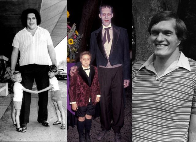 From left to right- André the Giant, Carel Struycken, and Richard Kiel. All had acromegaly.(Photo Credit: Gettyimages)