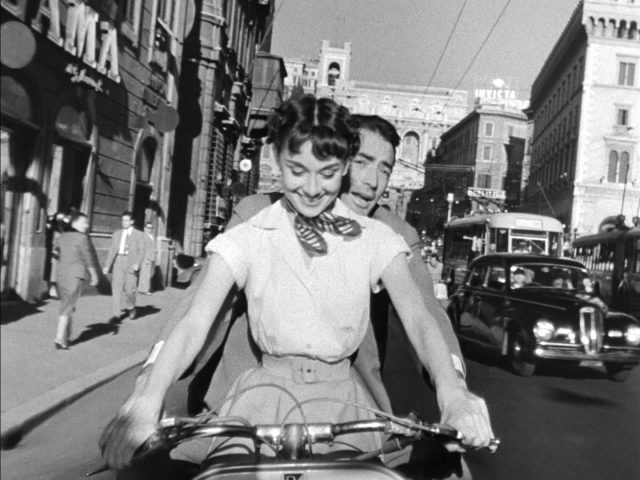 Audrey Hepburn and Gregory Peck in Roman Holiday. (Photo Credit: Paramount Pictures / MovieStillsDB)