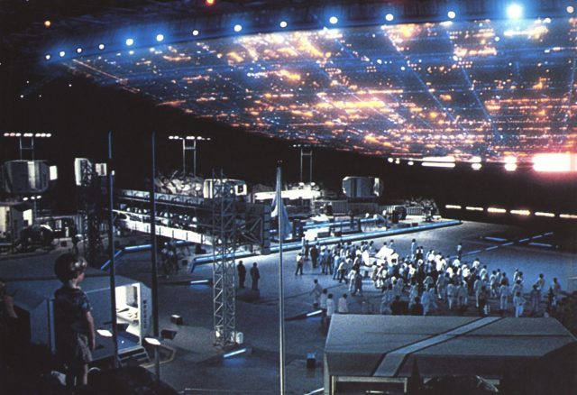 The set of Close Encounters of the Third Kind. (Photo Credit: Photo by Sunset Boulevard/Corbis via Getty Images)