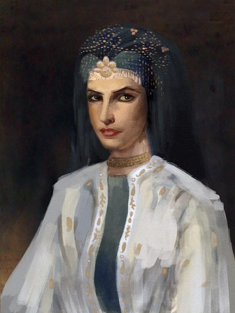 painting of Sayyida al Hurra 