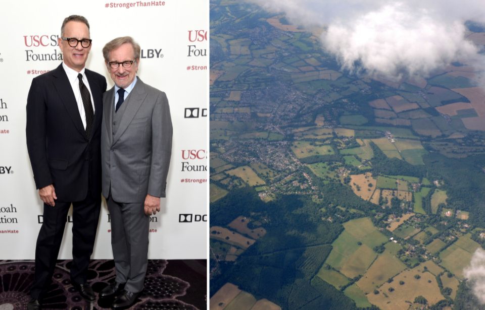 Tom Hanks and Steven Spielberg attend the Ambassadors For Humanity Gala, 2018. (Photo Credit: Michael Kovac/Getty Images)
Chalfont St Giles, aerial view. (Photo Credit: Thomas Nugent CC BY-SA 2.0)