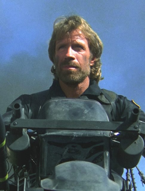 Church Norris in Delta Force, 1986. (Photo Credit: Golan-Globus Productions / MovieStills DB)