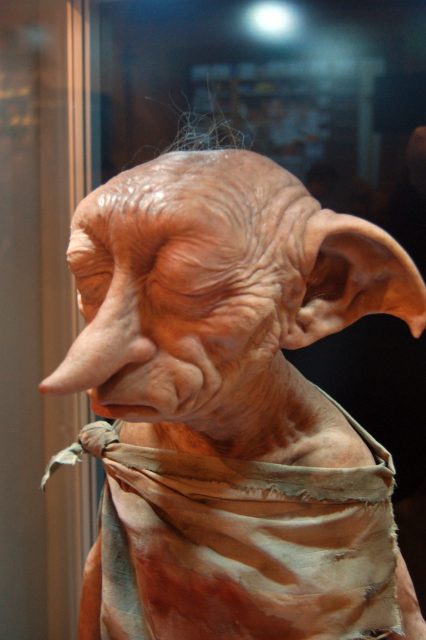 Dobby the house-elf at the Warner Bros. Studio Tour London