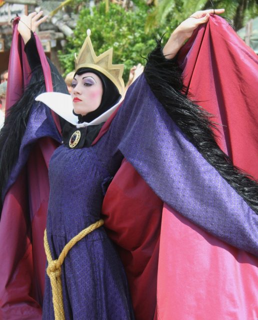 Cast member at Disney as Evil Queen from Snow White
