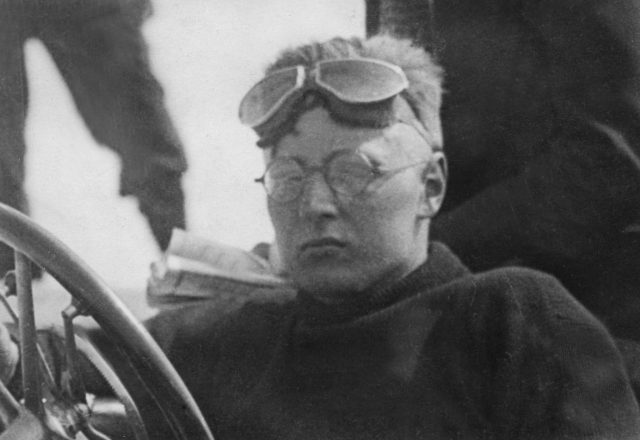 Fritz von Opel after racing, circa 1925. (Photo Credit: ullstein bild Dtl. / Getty Images)